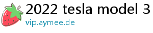 2022 tesla model 3