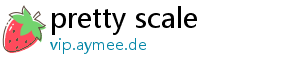 pretty scale